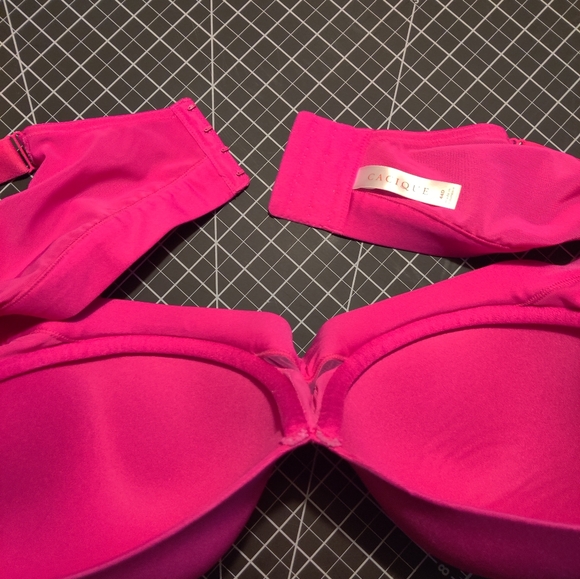 Bright pink Cacique comfort bliss full coverage bra - Picture 2 of 5